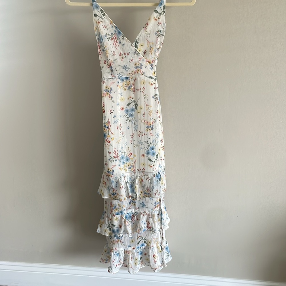 Shinestar Floral Maxi Dress